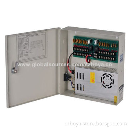 Professional CCTV Power Supply 20A for 18Channels Cameras,Max.1.1A/Channel